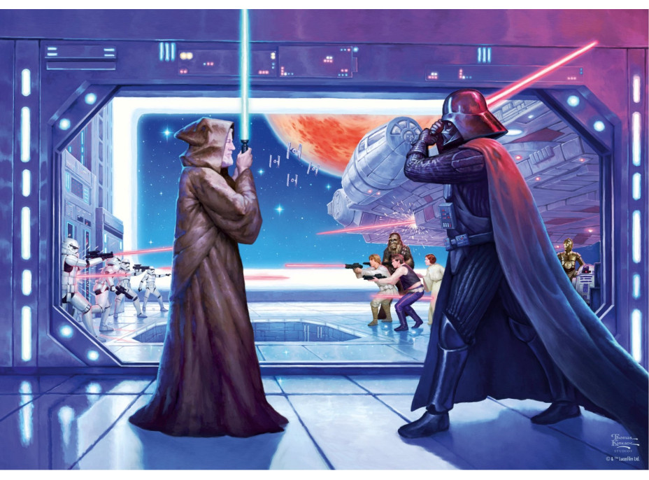 SCHMIDT Puzzle Star Wars: Obi-Wanův závěrečný souboj 1000 dílků