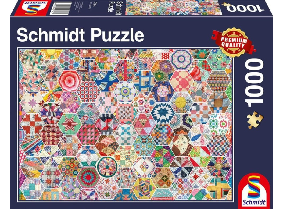 SCHMIDT Puzzle Vyšívaná deka 1000 dílků