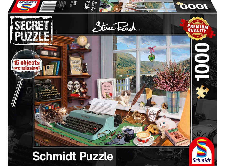 SCHMIDT Secret puzzle Na pracovním stole 1000 dílků