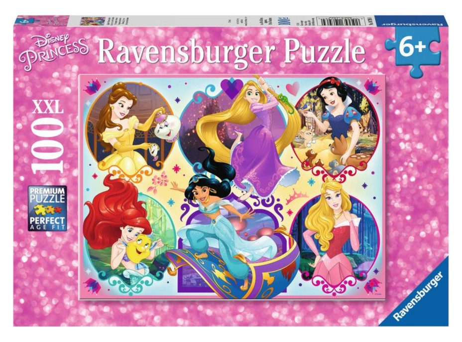 RAVENSBURGER Puzzle Disney princezny: Buď silná, buď svá XXL 100 dílků