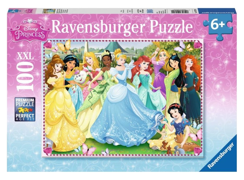 RAVENSBURGER Puzzle Disney princezny: Čas zazářit XXL 100 dílků