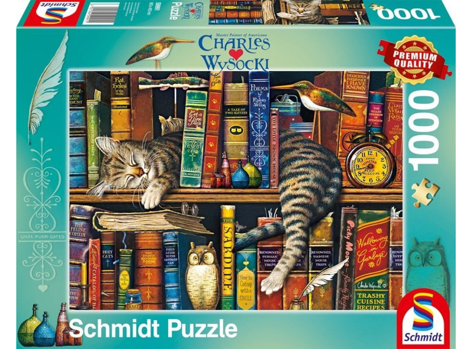 SCHMIDT Puzzle Frederick gramotný 1000 dílků