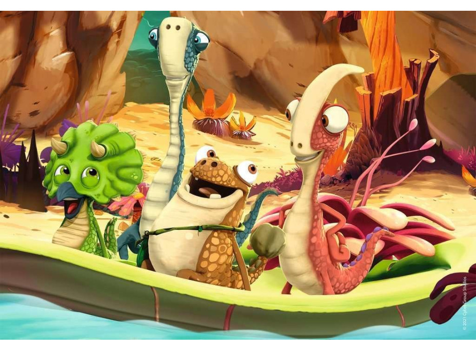 RAVENSBURGER Puzzle Gigantosaurus: Vzhůru za dobrodružstvím 2x24 dílků