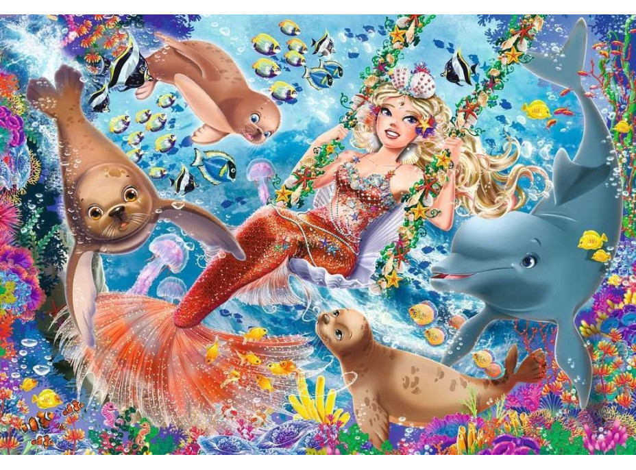 RAVENSBURGER Puzzle Mořské panny 2x24 dílků