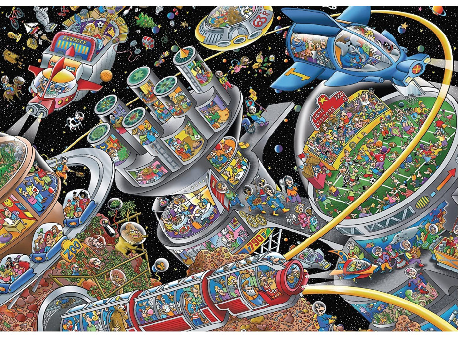 SCHMIDT Puzzle Vesmírná kolonie 1000 dílků