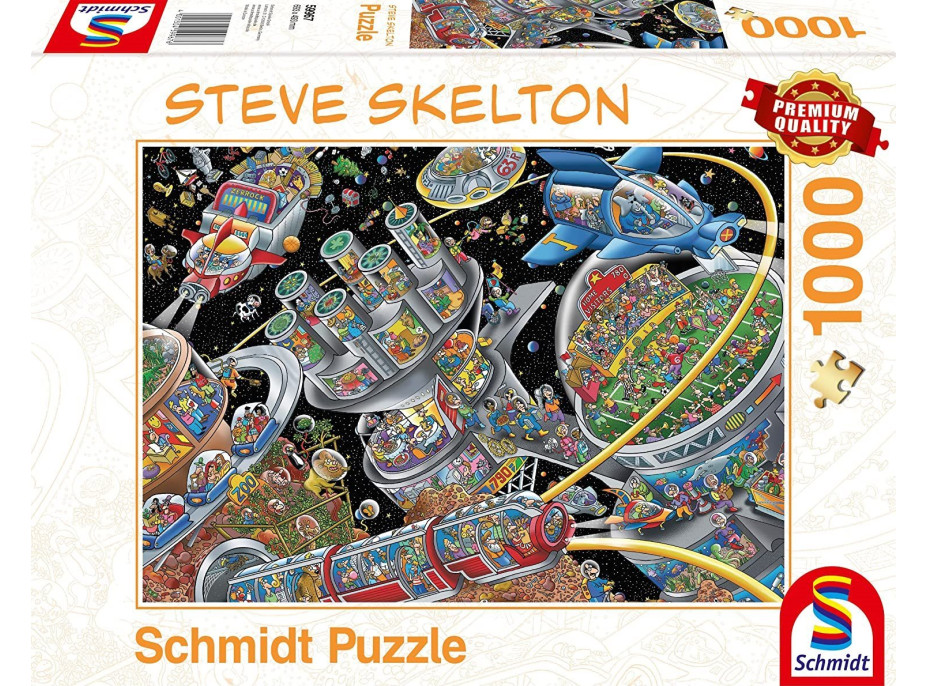 SCHMIDT Puzzle Vesmírná kolonie 1000 dílků