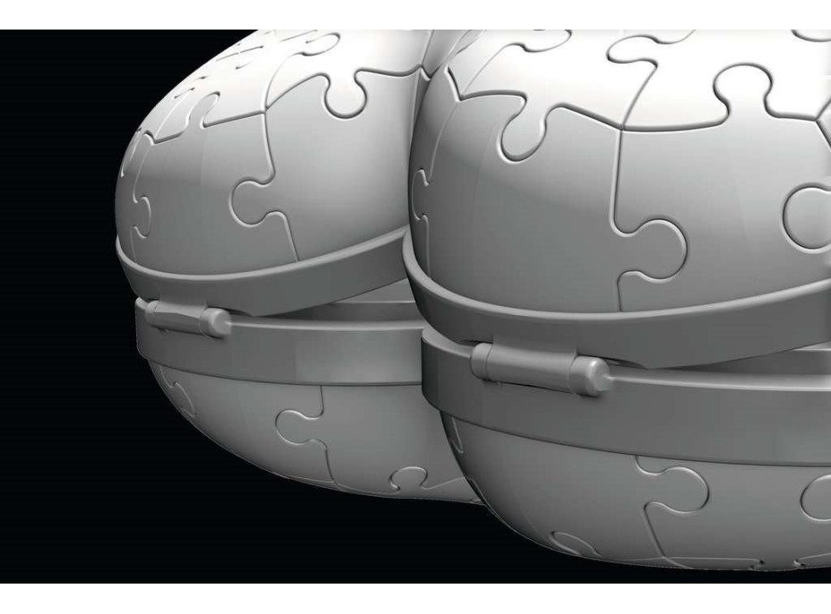 RAVENSBURGER 3D puzzle Srdce Ledové království 2, 54 dílků
