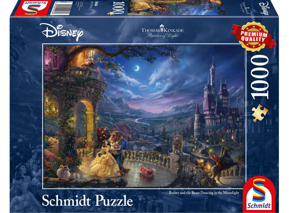 SCHMIDT Puzzle Kráska a zvíře: Tanec v měsíčním svitu 1000 dílků