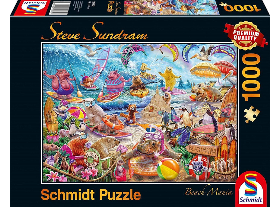 SCHMIDT Puzzle Plážová mánie 1000 dílků