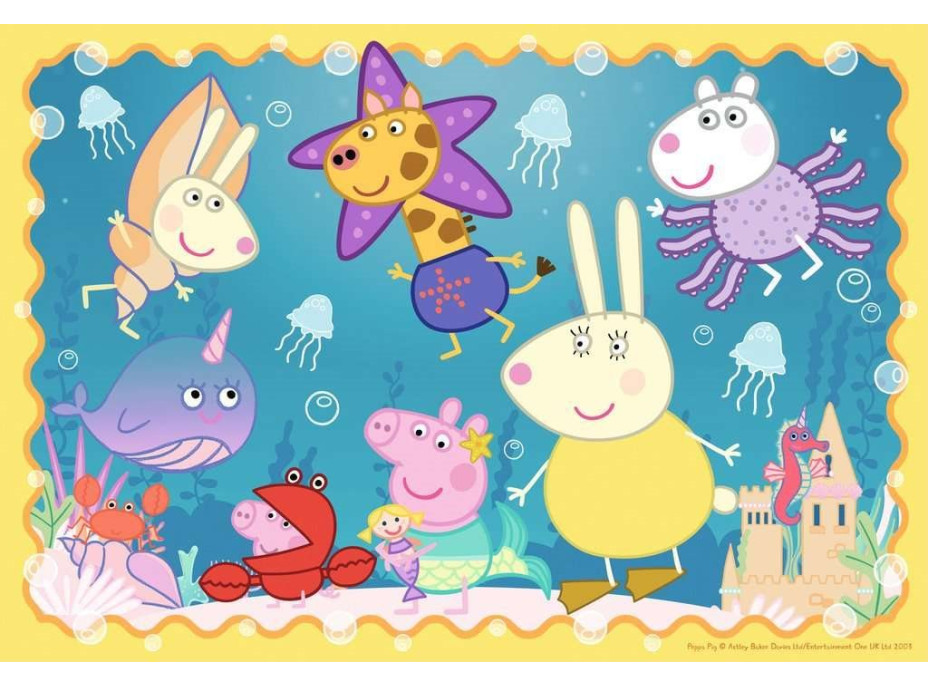 RAVENSBURGER Puzzle Prasátko Peppa 35 dílků