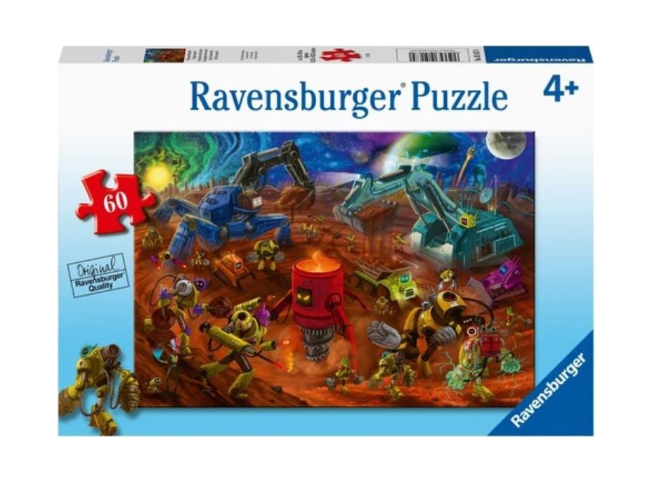 RAVENSBURGER Puzzle Vesmírné staveniště 60 dílků