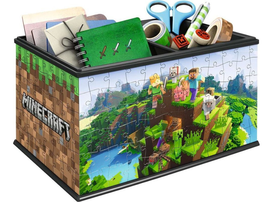 RAVENSBURGER 3D puzzle úložný box: Minecraft 216 dílků