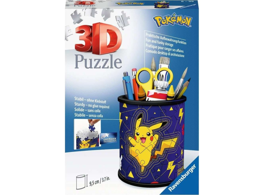 RAVENSBURGER 3D puzzle stojan: Pokémon 54 dílků