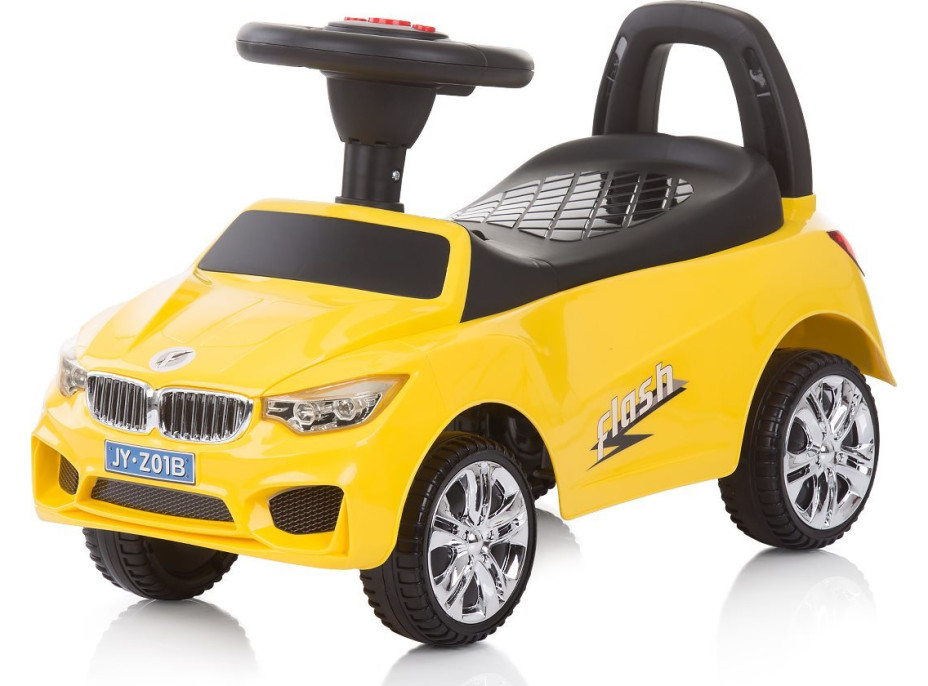 CHIPOLINO Odrážedlo Auto s melodiemi Flash Yellow