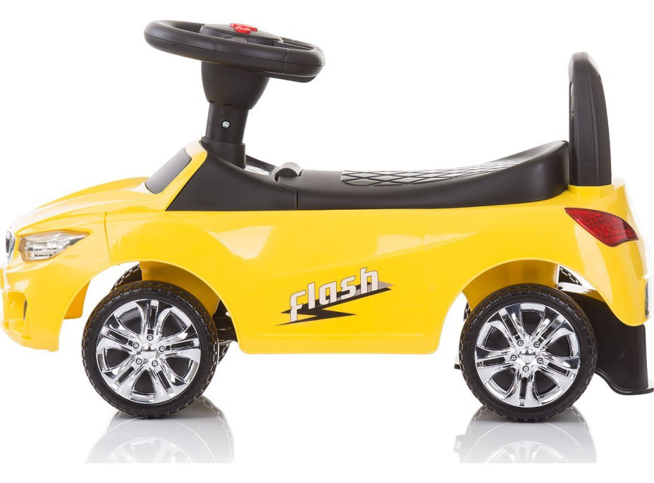 CHIPOLINO Odrážedlo Auto s melodiemi Flash Yellow