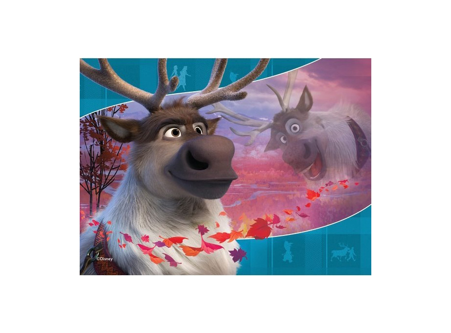 RAVENSBURGER Puzzle Ledové království 2, 4v1 (12,16,20,24 dílků)