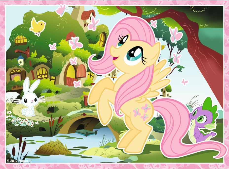 RAVENSBURGER Puzzle My Little pony 4v1 (12,16,20,24 dílků)