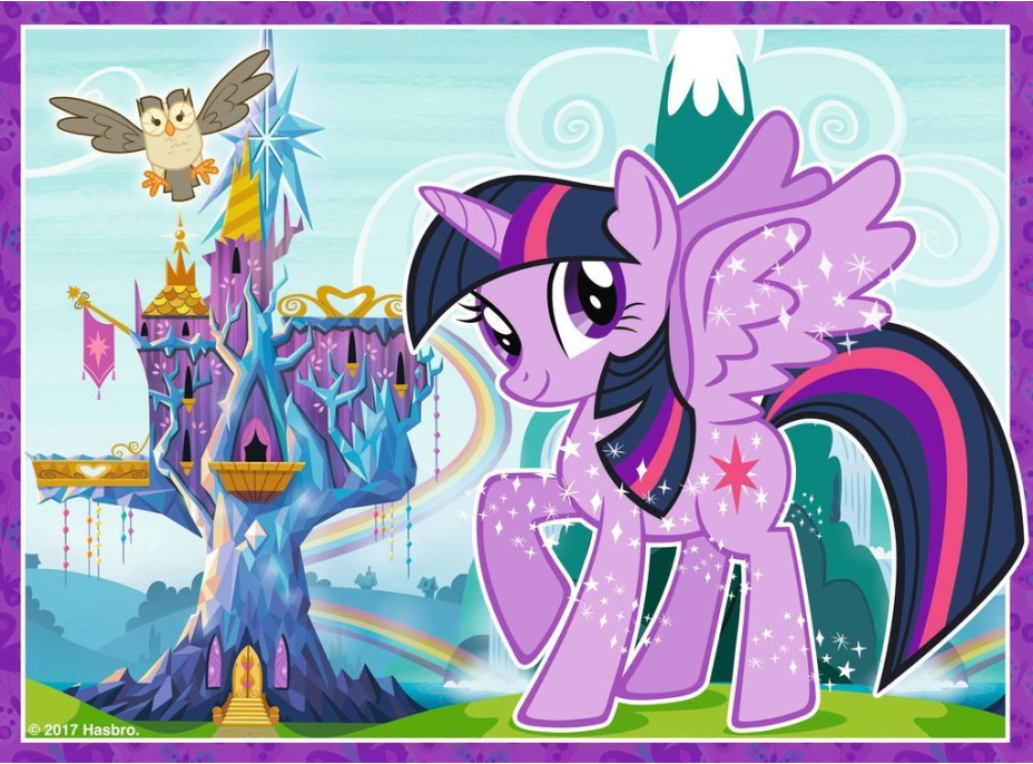 RAVENSBURGER Puzzle My Little pony 4v1 (12,16,20,24 dílků)