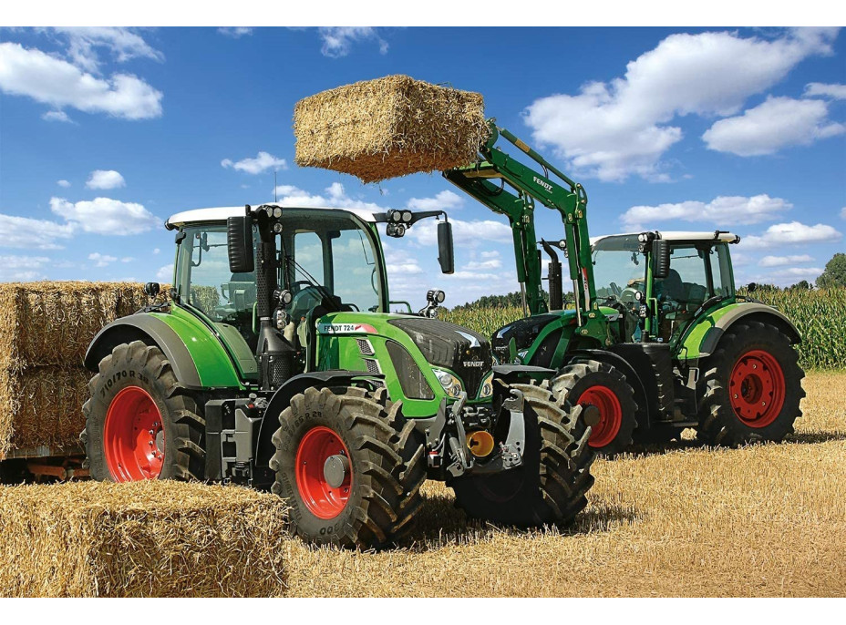 SCHMIDT Puzzle Traktory Fendt 724 Vario a Fendt 716 Vario 100 dílků