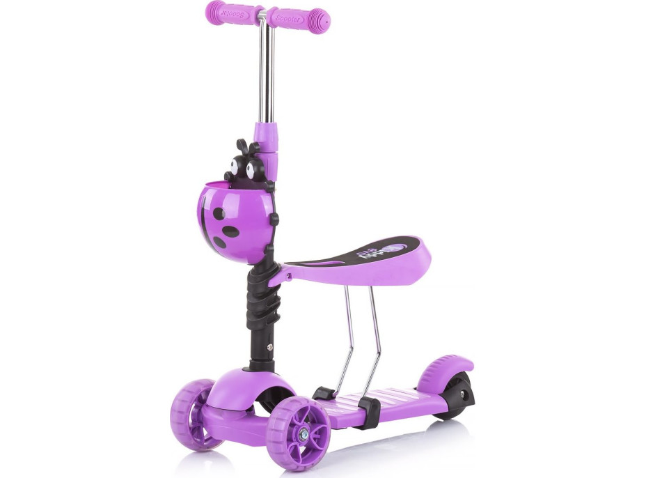 CHIPOLINO Koloběžka Kiddy Evo 2v1 Violet