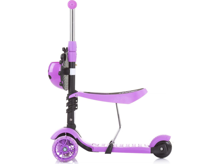 CHIPOLINO Koloběžka Kiddy Evo 2v1 Violet