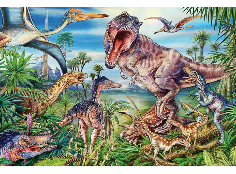 SCHMIDT Puzzle Mezi dinosaury 60 dílků