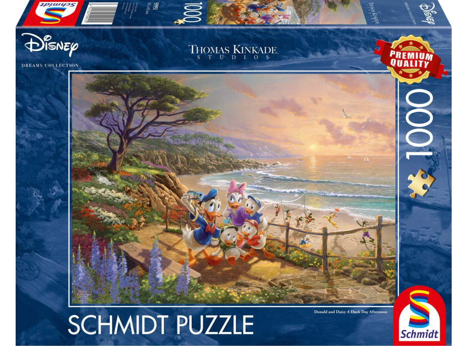 SCHMIDT Puzzle Donald & Daisy: Kačeří odpoledne 1000 dílků