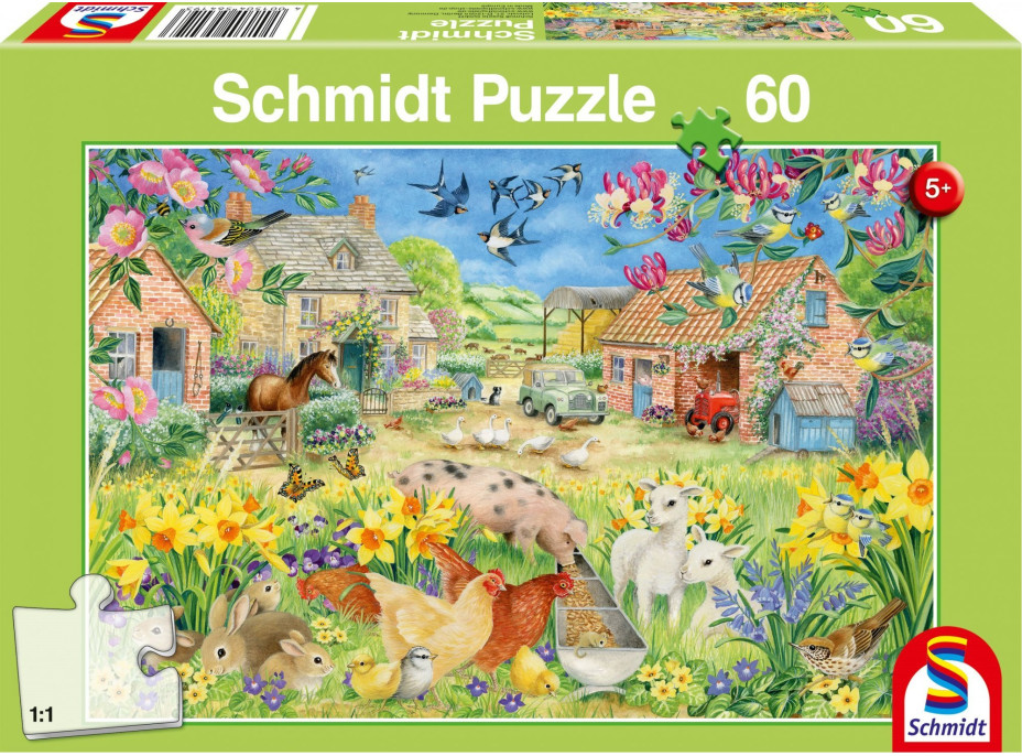 SCHMIDT Puzzle Můj malý statek 60 dílků