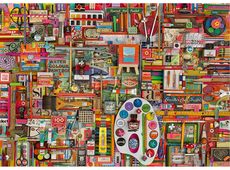 SCHMIDT Puzzle Vintage: Umění 1000 dílků