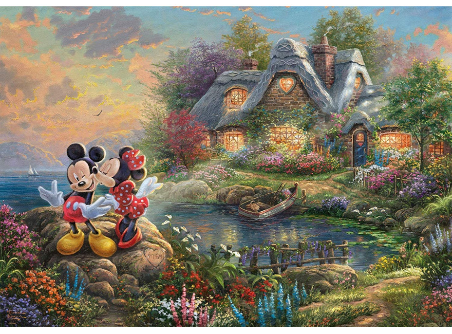 SCHMIDT Puzzle Miláčci Mickey a Minnie 1000 dílků