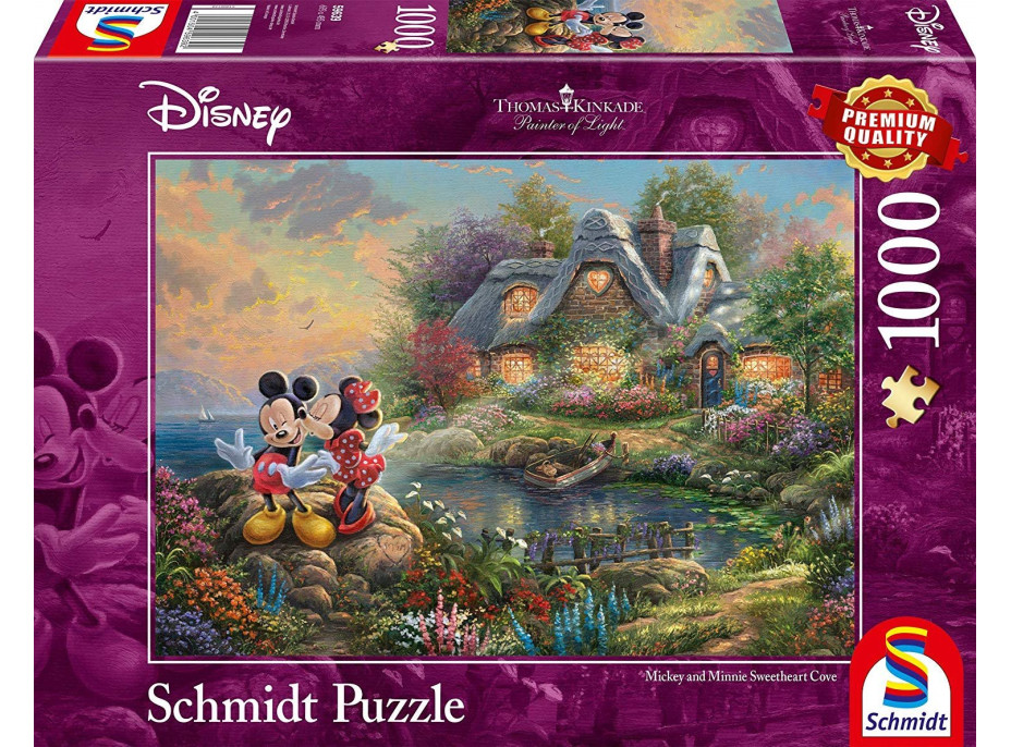 SCHMIDT Puzzle Miláčci Mickey a Minnie 1000 dílků