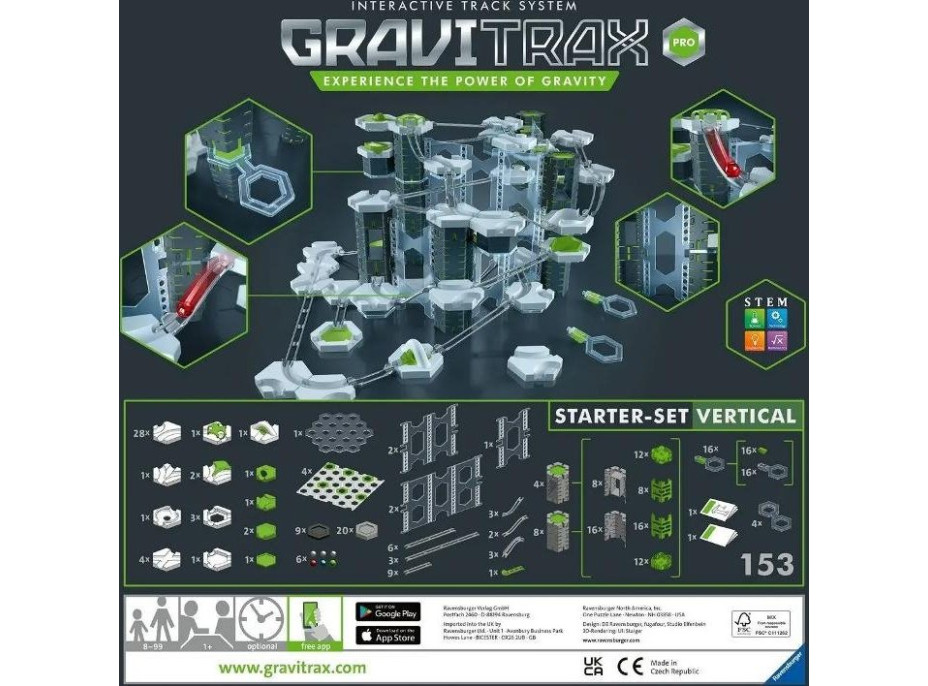 RAVENSBURGER GraviTrax PRO Startovní sada