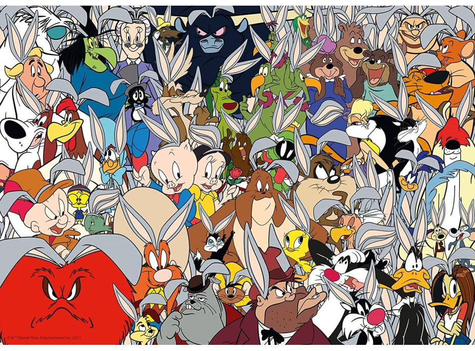 RAVENSBURGER Puzzle Challenge: Looney Tunes 1000 dílků