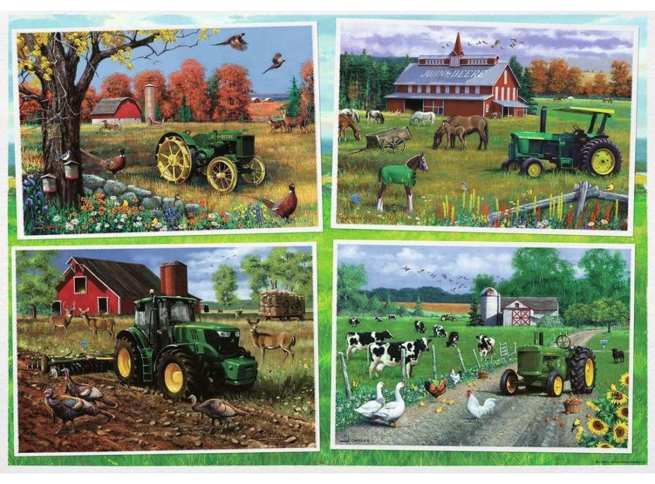 RAVENSBURGER Puzzle John Deere: Klasika XXL 500 dílků