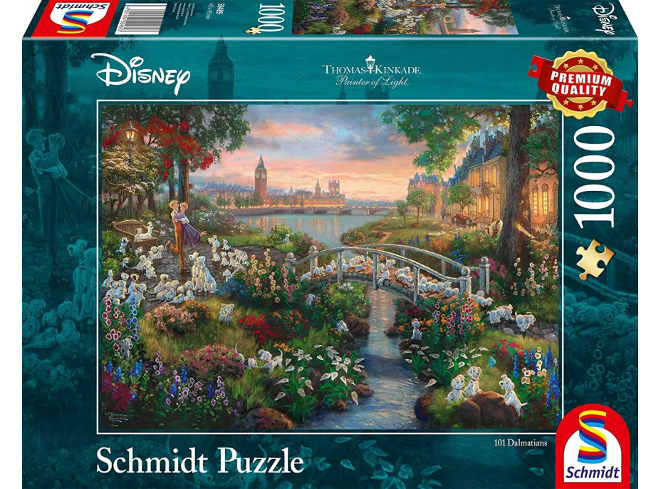 SCHMIDT Puzzle 101 Dalmatinů 1000 dílků