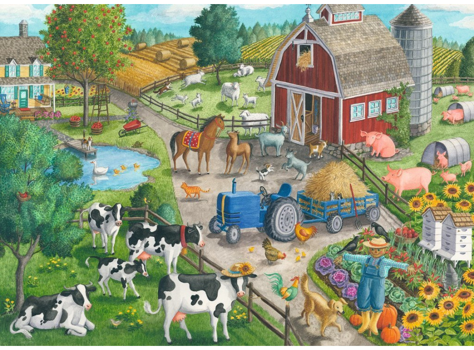 RAVENSBURGER Puzzle Doma na farmě 60 dílků