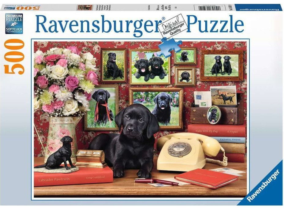 RAVENSBURGER Puzzle Věrní přátelé 500 dílků