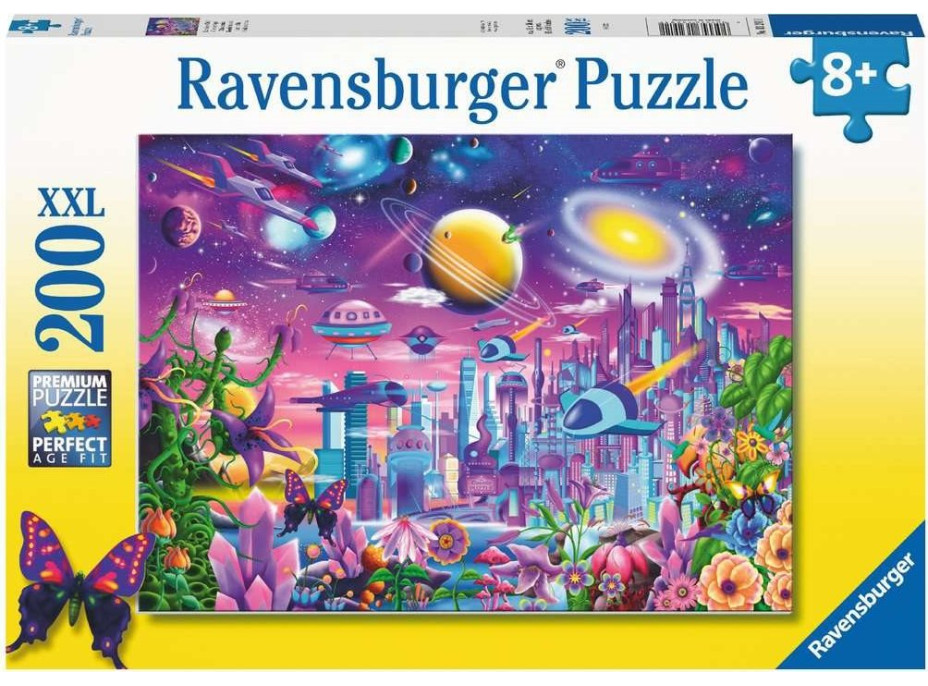 RAVENSBURGER Puzzle Vesmírné město XXL 200 dílků