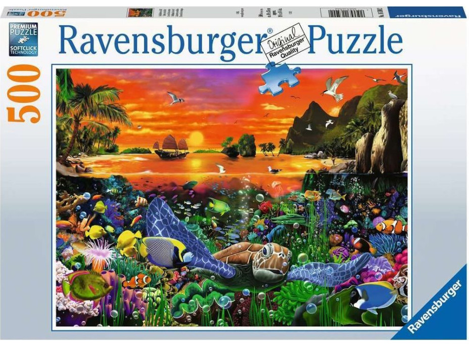 RAVENSBURGER Puzzle Útes 500 dílků