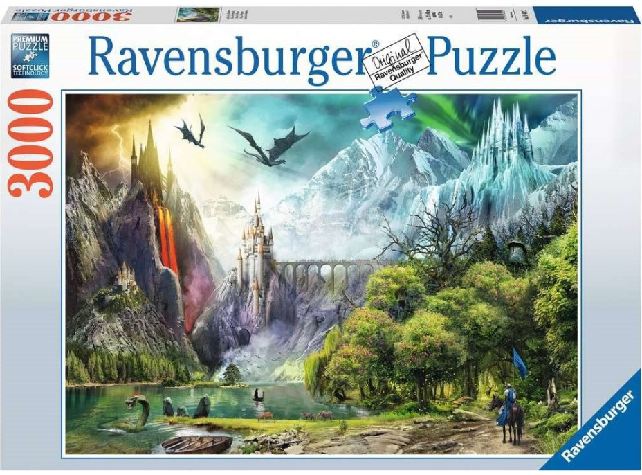 RAVENSBURGER Puzzle Vláda draků 3000 dílků