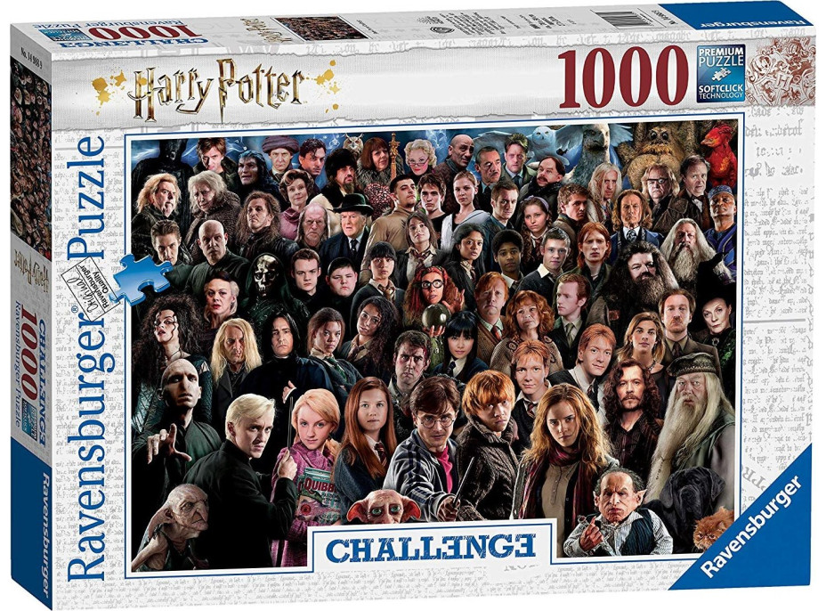 RAVENSBURGER Puzzle Challenge: Harry Potter 1000 dílků