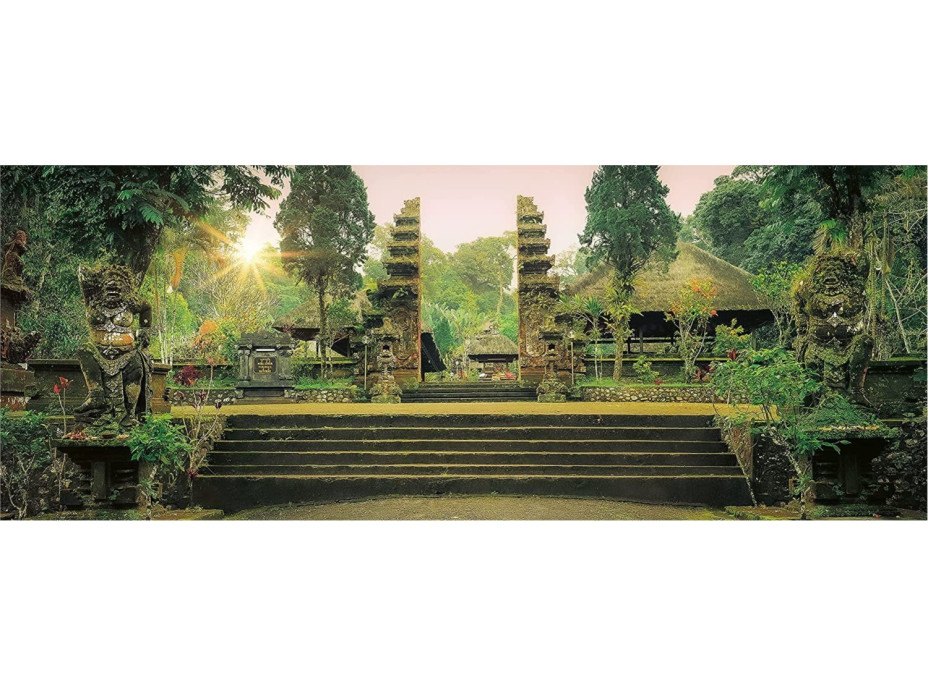RAVENSBURGER Panoramatické puzzle Chrám džungle Pura Luhur Batukaru, Bali 1000 dílků