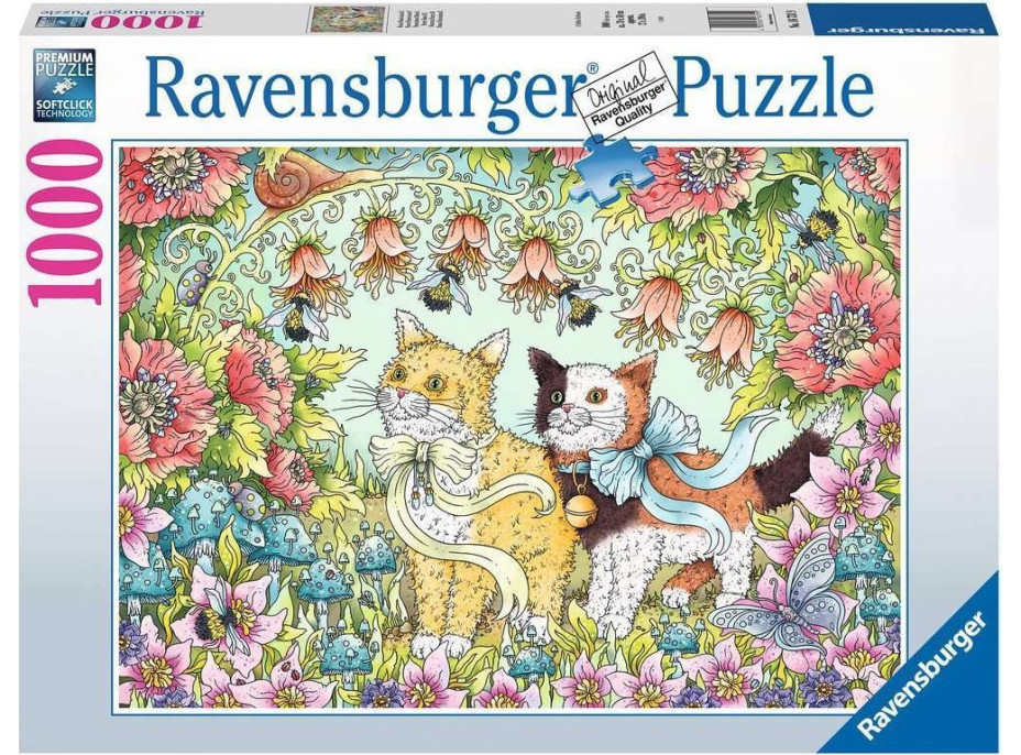 RAVENSBURGER Puzzle Kočičí přátelství 1000 dílků