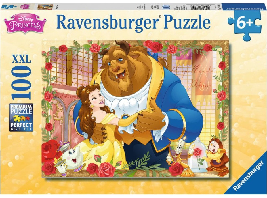 RAVENSBURGER Puzzle Kráska a zvíře XXL 100 dílků