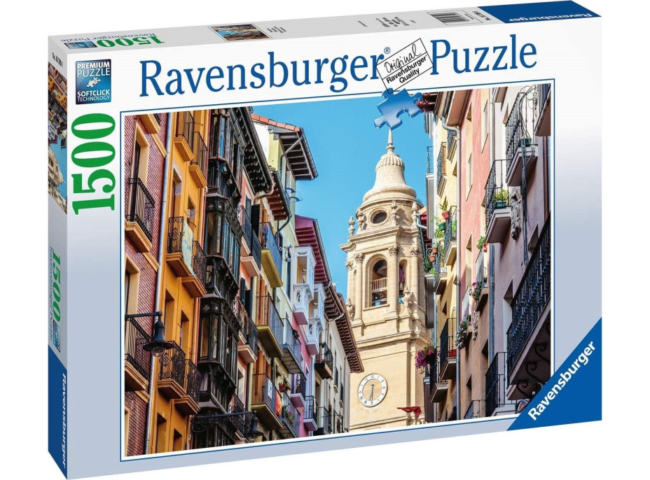 RAVENSBURGER Puzzle Pamplona, Španělsko 1500 dílků