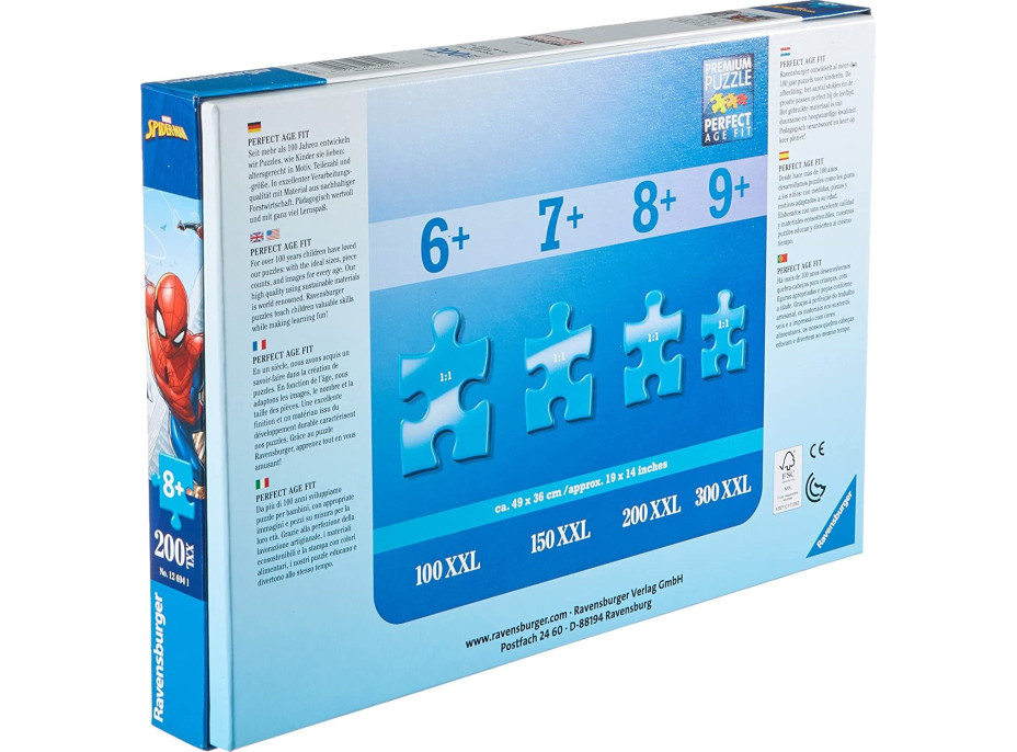 RAVENSBURGER Puzzle Spiderman XXL 200 dílků