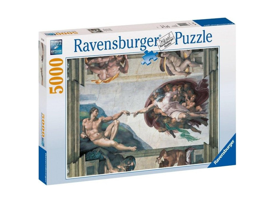 RAVENSBURGER Puzzle Stvoření Adama 5000 dílků