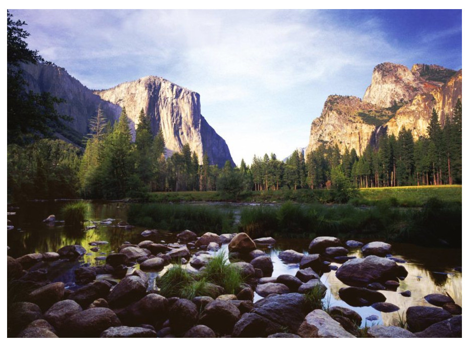 RAVENSBURGER Puzzle Yosemitské údolí 1000 dílků