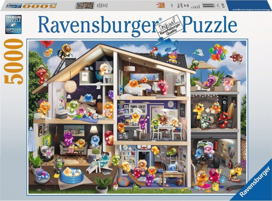 RAVENSBURGER Puzzle Domeček pro Gelini 5000 dílků