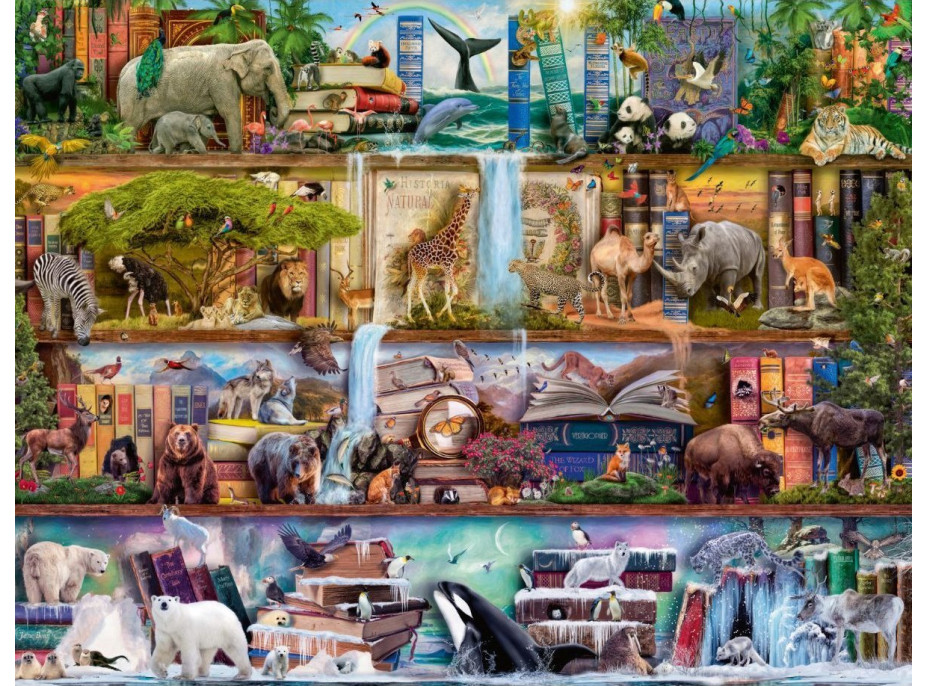 RAVENSBURGER Puzzle Království divokých zvířat 2000 dílků